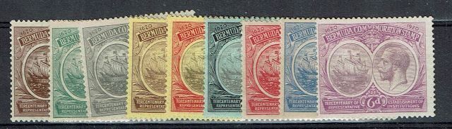 Image of Bermuda SG 59/67 UMM British Commonwealth Stamp